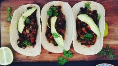 black bean tacos (Small)